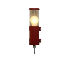 Applique murale, Bendz , rouge, IP68, 2700K, Ø7cm, H30cm - Sammode