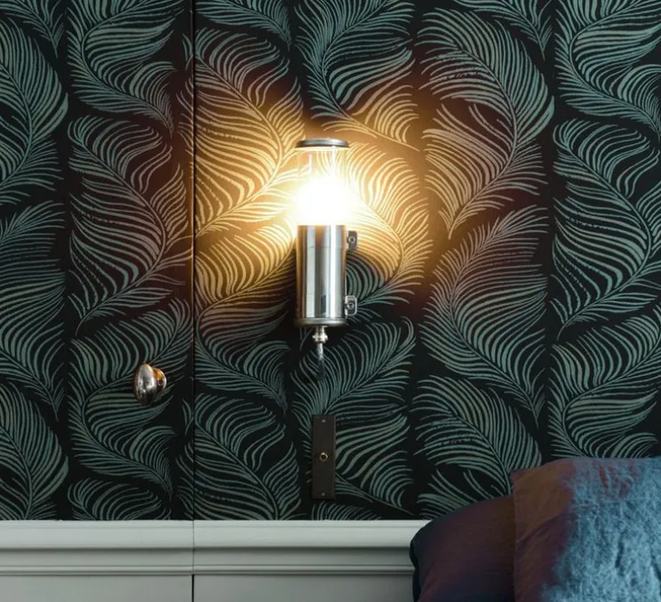 Applique murale, BENDZ, inox, verre claire, non-dimmable, 2700 K, LED, Ø7cm, H30cm, IP68 - SAMMODE