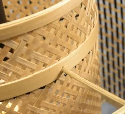 Applique murale, Bhutan 5030 natural , naturel, Ø50cm, H30cm - Good&Mojo