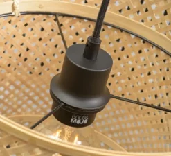 Applique murale, Bhutan 5030 natural , naturel, Ø50cm, H30cm - Good&Mojo