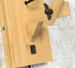 Applique murale, Bhutan 5030 natural , naturel, Ø50cm, H30cm - Good&Mojo