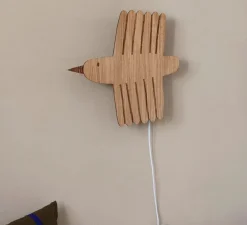 Applique murale, Bird, chêne, L31cm, H30,5cm - Ferm Living