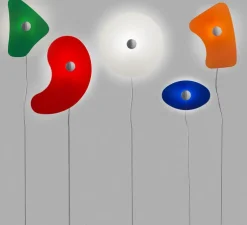 Applique murale, Bit 1, rouge, L35cm, H50cm - Foscarini