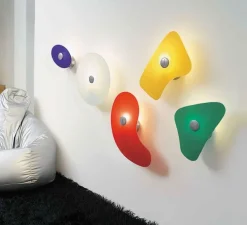 Applique murale, Bit 4, vert, L30cm, H34cm - Foscarini