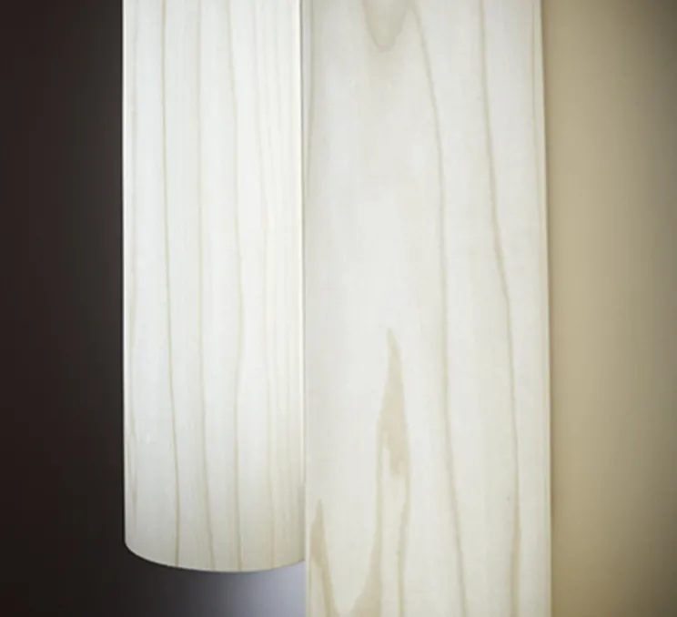 Applique murale, Black Note DU, ivoire, métal finition noir mat, LED, 3000K, 2884lm, L20cm, H34cm - LZF