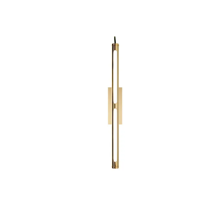 Applique murale, Bloomsbury 500, Direct, laiton, LED, dim, 2700K, lm, Ø3cm, H50cm - Rubn