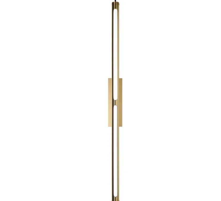 Applique murale, Bloomsbury 800, Direct, laiton, LED, dim, 2700K, lm, Ø3cm, H80cm - Rubn