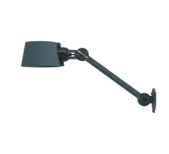 Applique murale, Bolt, bleu, laiton, IP44,L44cm, H35cm - TONONE