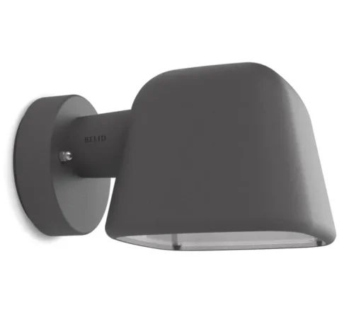 Applique murale, Boo, Graphite, IP44, L25,3cm, H13,6cm - Belid