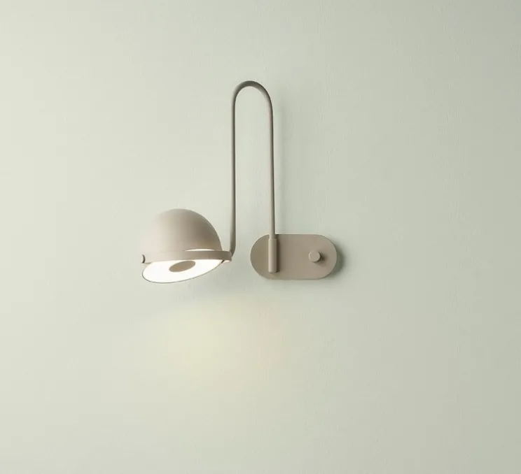 Applique murale, Bowee W1 Right, beige, LED, 2700K, 1050 lm, L30cm, H35cm - B-Lux