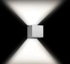 Applique murale, Box 1.0, aluminium brossé, L10cm, H10cm - Wever&Ducré