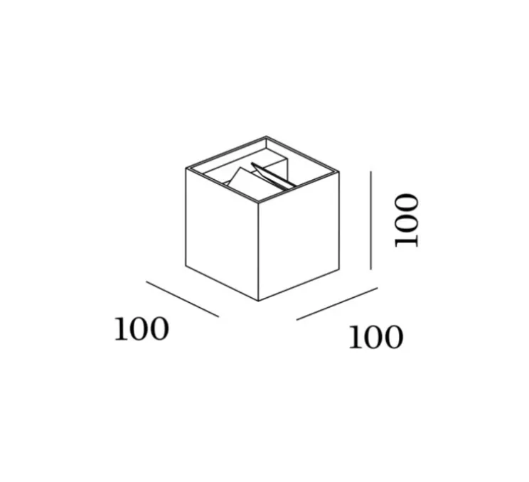 Applique murale, Box 1.0 LED, blanc, LED, dim, 330 lm, Ø10cm, H10cm - Wever&Ducré