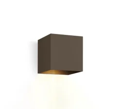 Applique murale, Box outdoor 1.0, bronze, IP65, LED, dim, 3000K, 370 lm, L10cm, H10cm - Wever&Ducré