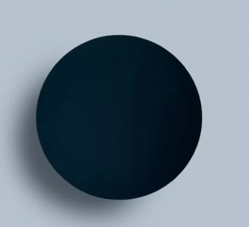 Applique murale, Brawall Flocky L, velours bleu pétrole, LED, 3000k, 1264 lm, Ø26cm, H1,3cm - Lumen Center Italia