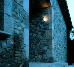 Applique murale, Break 4110, gris béton naturel, IP66, LED, 2700K, 199 lm, L11cm, H12cm - Vibia
