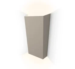 Applique murale, Break Plus, 4116, beige, IP65, LED, 2700K, 707 lm, L21cm, H34cm - Vibia