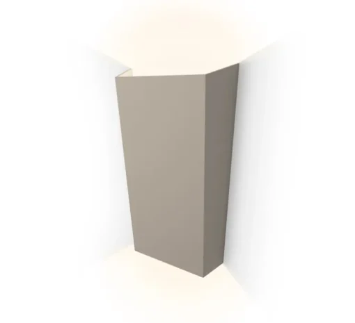 Applique murale, Break Plus, 4116, beige, IP65, LED, 2700K, 707 lm, L21cm, H34cm - Vibia
