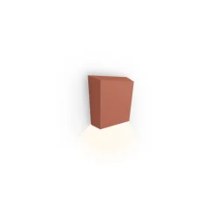Applique murale, Break Plus, 4112, terracotta, IP65, LED, 2700K, 113 lm, L12cm, H14cm - Vibia