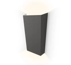 Applique murale, Break Plus, 4116, noir graphite, IP65, LED, 2700K, 707 lm, L21cm, H34cm - Vibia