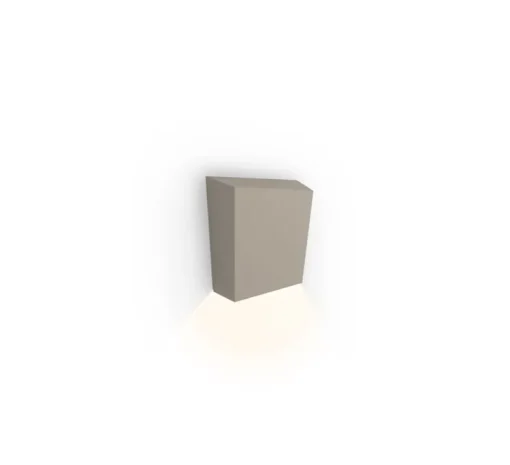 Applique murale, Break Plus, 4112, beige, IP65, LED, 2700K, 113 lm, L12cm, H14cm - Vibia