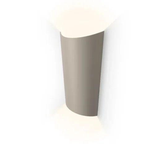 Applique murale, Break Plus, 4118, beige, IP65, LED, 2700K, 707 lm, L19cm, H32cm - Vibia