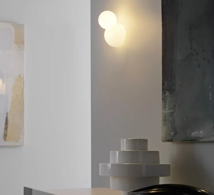 Applique murale, Bruco, blanc, IP40, H19cm, L13cm - Fontana Arte