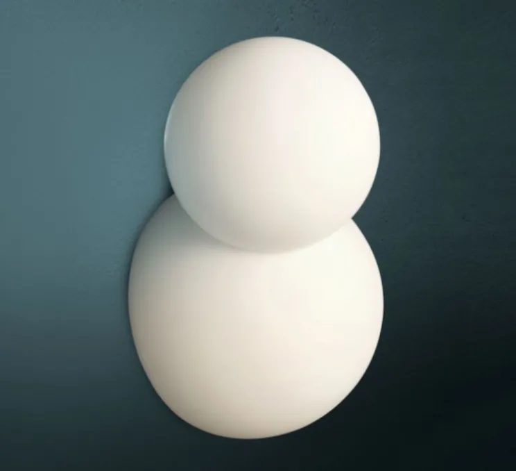 Applique murale, Bruco, blanc, IP40, H19cm, L13cm - Fontana Arte
