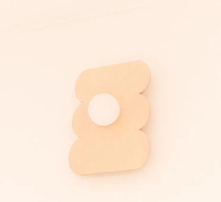 Applique murale, Bubble M, bois naturel, L37cm, H51cm - Little Anana