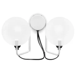 Applique murale, Bugia 2 light, blanc, L24cm, H20cm - Stilnovo