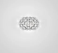 Applique murale, Caboche Plus piccola R7s, transparent, L31cm, H19,5cm - Foscarini