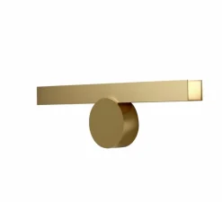 Applique murale, Calée VH, laiton satiné/laiton poli, IP44, LED, 830lm, 3000K, H13,2cm, L45cm - CVL