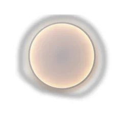 Applique murale, Calm, blanc et gris, LED, dim, 2200K, 1400 lm, Ø90cm, H7,25cm - Muuto