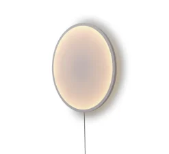 Applique murale, Calm, blanc et gris, LED, dim, 2200K, 1000 lm, Ø68cm, H7,25cm - Muuto