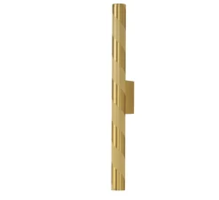 Applique murale, Candy, laiton satiné, LED, dim, 2700K, 840 lm, L5cm, H67cm - CVL