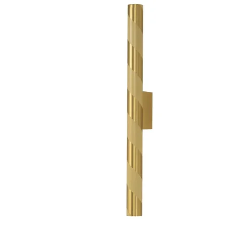 Applique murale, Candy, laiton satiné, LED, dim, 2700K, 840 lm, L5cm, H67cm - CVL