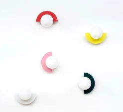 Applique murale, Candy little circle 180 S, rose, L28cm, H22cm - Swedish Ninja