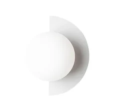 Applique murale, Candy little circle 180 S, blanc, L28cm, P22cm - Swedish Ninja
