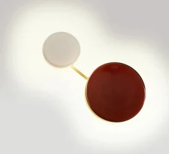 Applique murale, Caramel 22/38, opale et terracotta, LED, dim, 2700K, 1146-1528 lm, Ø38cm, H41,6cm - Marset