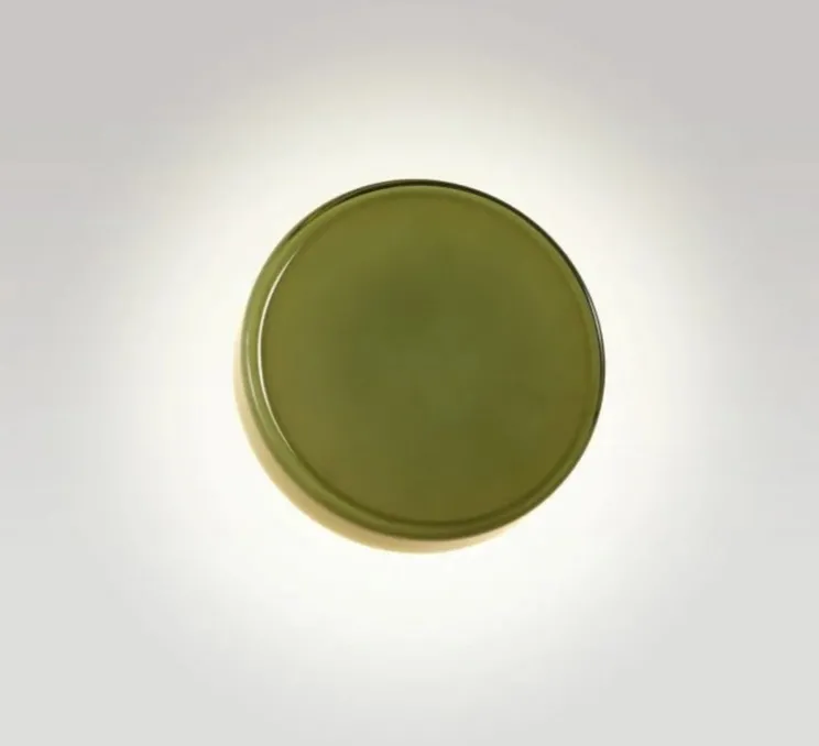 Applique murale, Caramel 38, vert, LED, dim, 2700K, 1528 lm, Ø38cm, H12cm - Marset