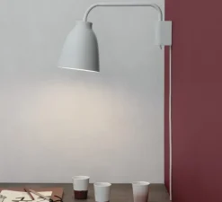 Applique murale, Caravaggio Read, blanc, Ø35cm, H20,6cm - Fritz Hansen