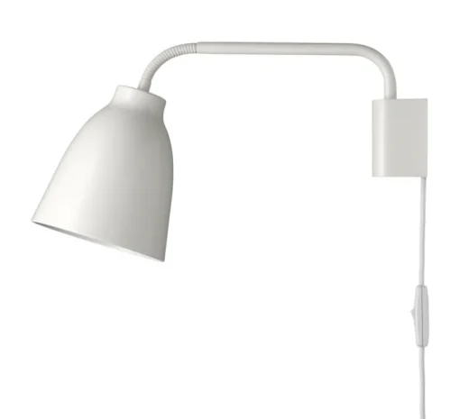 Applique murale, Caravaggio Read, blanc, Ø35cm, H20,6cm - Fritz Hansen