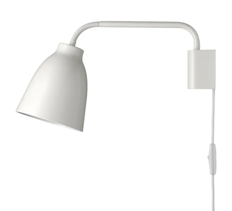 Applique murale, Caravaggio Read, blanc, Ø35cm, H20,6cm - Fritz Hansen