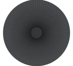 Applique murale, Carmen M 90cm, gris ardoise, LED, 2700K, 746 lm, Ø90cm, H90cm - Hartô