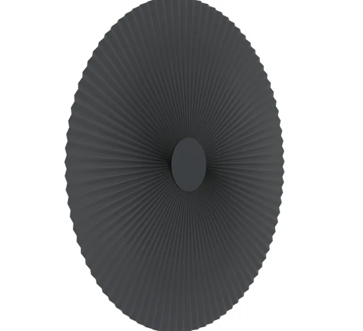 Applique murale, Carmen M 90cm, gris ardoise, LED, 2700K, 746 lm, Ø90cm, H90cm - Hartô