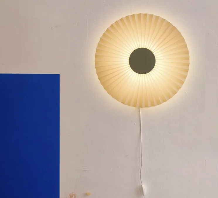 Applique murale, Carmen, sable doré, DIM, LED, 2700K, 746 lm, ⌀50cm, H50cm - Hartô