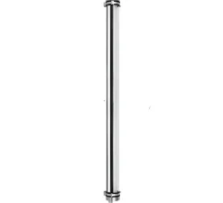 Applique murale, Cathy, argent, IP69, LED, IP69, 2700K, 2600lm, Ø7,5cm, H115cm - Zangra