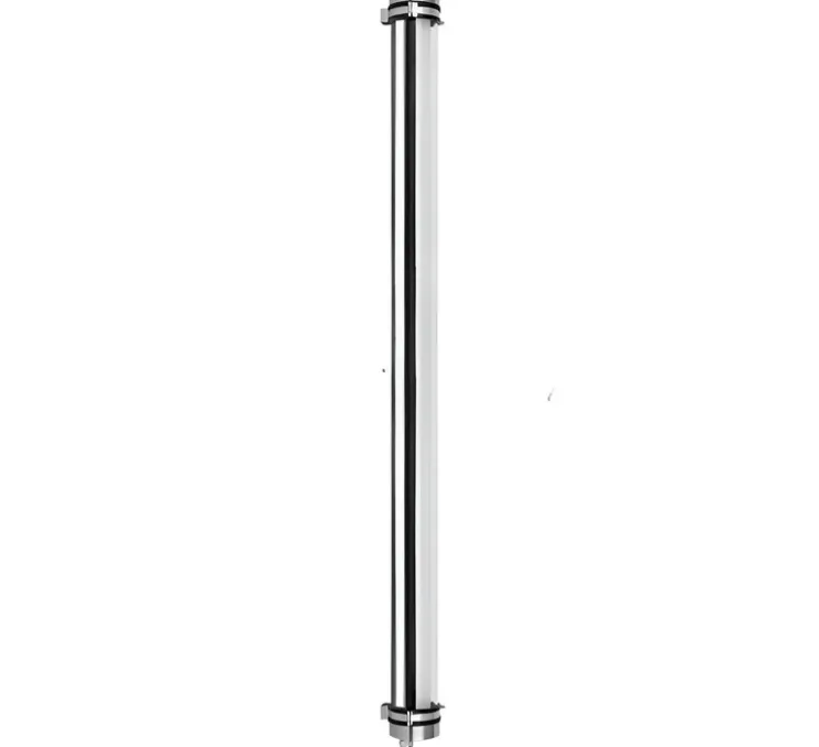 Applique murale, Cathy, argent, IP69, LED, IP69, 2700K, 2600lm, Ø7,5cm, H115cm - Zangra