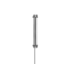 Applique murale, Cathy, argent, IP69, LED, IP69, 2700K, 2600lm, Ø7,5cm, H55cm - Zangra