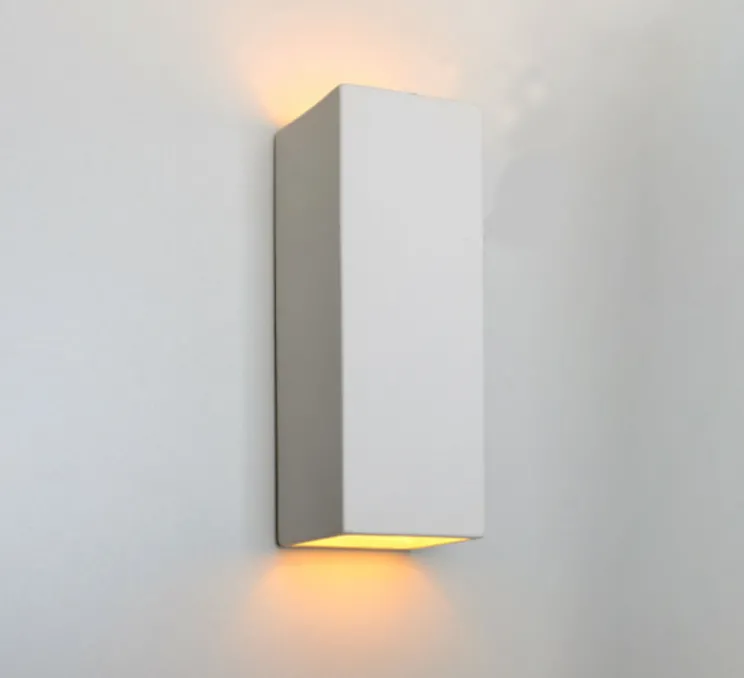 Applique murale, ceramique, blanc, L9cm, H25.5cm - Zangra