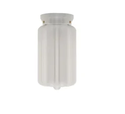 Applique murale, chaella, avec glass.L.004, blanc, Ø16,5cm, H33,5cm - Zangra